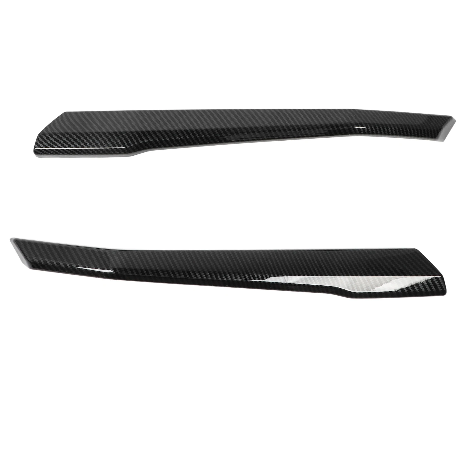 

1 Pair Front Grille Strip Cover Carbon Texture Style Grille Strip Molding Trim Replacement for Subaru Crosstrek 2023 and Later
