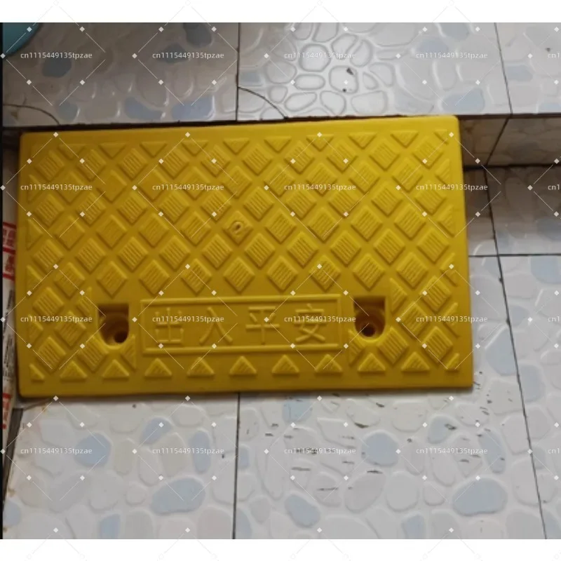 50×38×15/16cm PVC Portable Threshold Ramp Triangle Non-Slip Pad For Scooter Motorcycle Vehicle Loading Access
