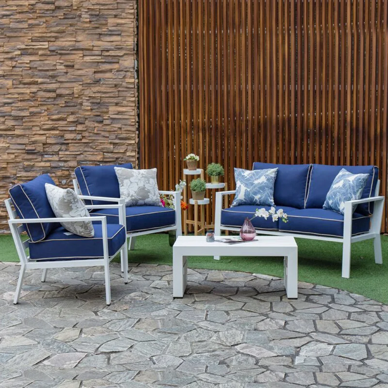 

Waterproof and Sunscreen Courtyard Villa Garden Sofas Simplicity Nordic Outdoor Furniture Designer Outdoor Furniture Divano HBOS