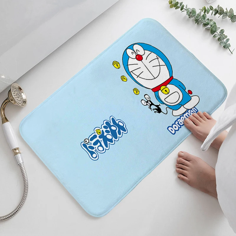 Cute Room Floor Carpet D-Doraemons Kitchen Bath Foot Mat Interior Home Decor Items Bedroom Rug Custom Doormat Entrance Door