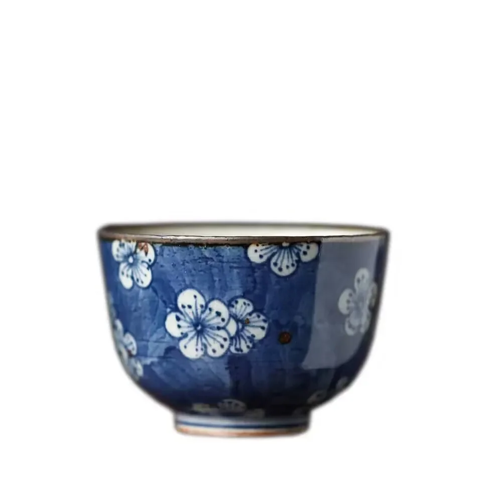 Hand-painted tea cups in the mainland of China Jingdezhen handmade ceramic tea sets 80ML free of postage