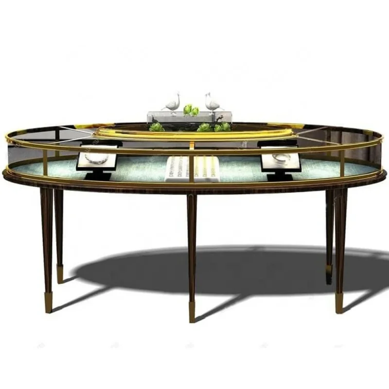 custom.Rustic Antique Style Metal and Wood Display Durable Wood Reinforced Metal Jewelry showcase