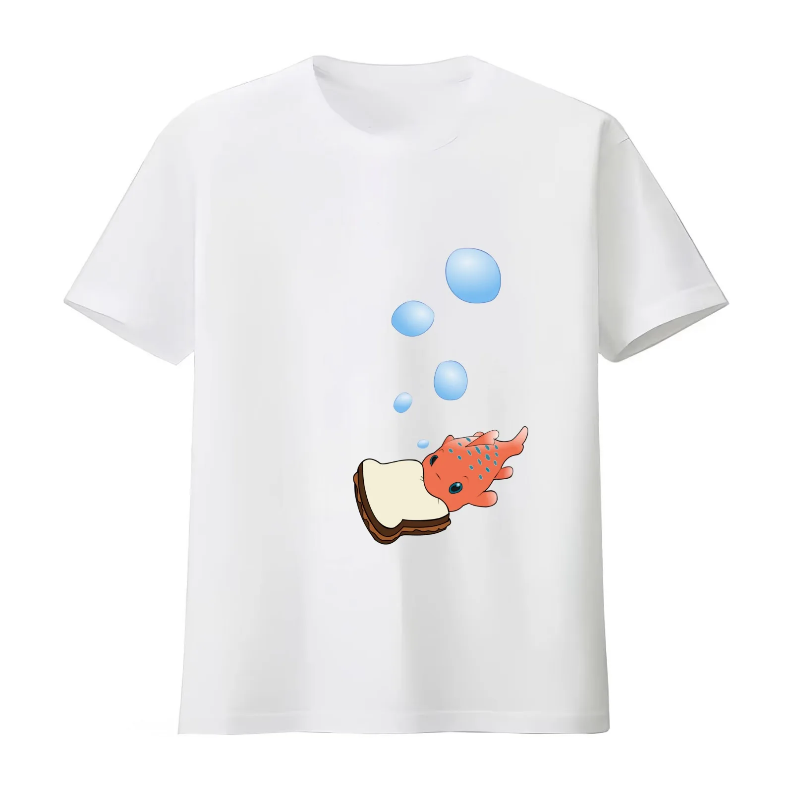 Pudge T-Shirt Summer Casual Cotton Tee Oversized Streetwear Tops Vintage Graphic Print Loose Fit Short Sleeve 100% Cotton