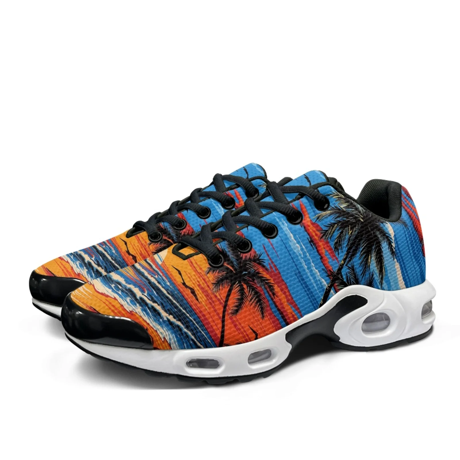 PENSTROLL サンセットパームツリーズ スタイリッシュ - Air Cushion Jogger Shoes Men のレビューと価格