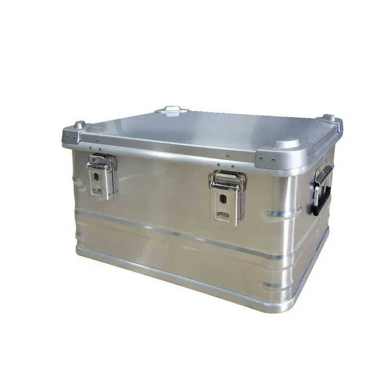 FOR Aluminum Alloy Storage Outdoor Box Vehicle Mounted Camping Equipment Travel Sundries Large Capacity Storage Box