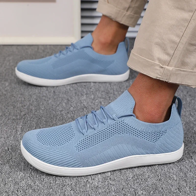 

Sizes 36-46 Men Breathable Sneakers Casual Walking Shoes Wide Feet Comfortable Stable Mesh Fabric Jogging Sports Shoes for Women