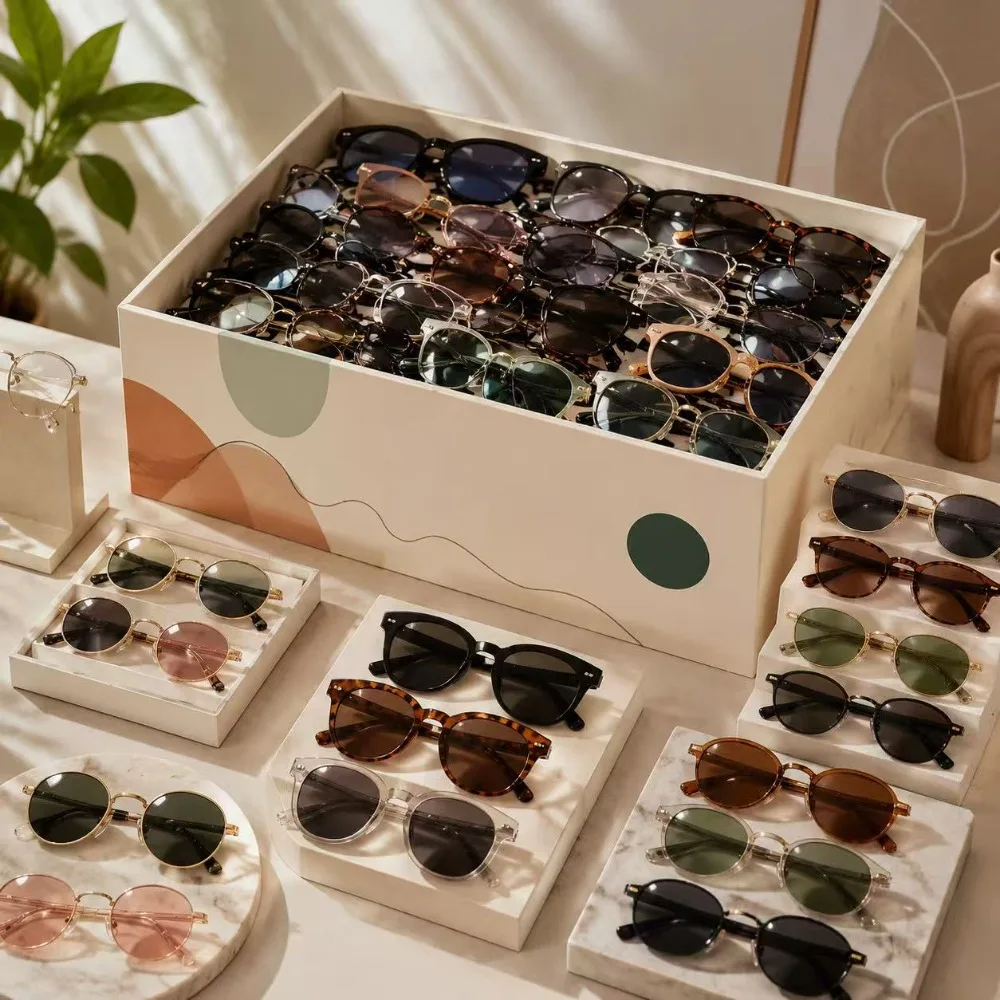 Carefully Selected 100 Pairs Of Unisex Men And Women Fashion Glasses With Ultra-Light Comfortable, Wear-Resistant Durable Frames. These Modern Stylish Casual Eyeglasses Fit Daily Casual Outings And Formal Business Occasions