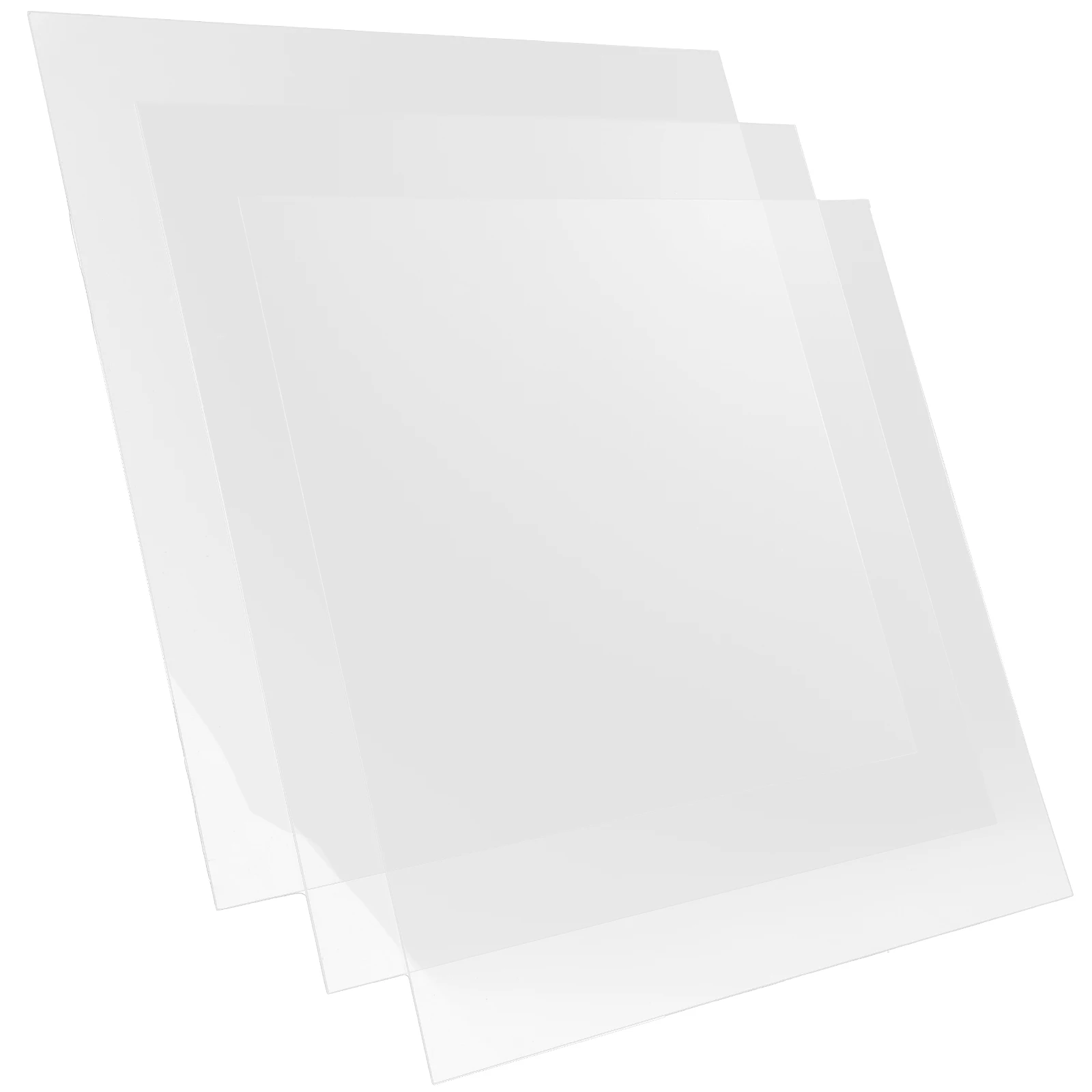 

3pcs Acrylic Shelf Dividers 300x300mm High Transparency Cabinet Separators Clear ganizer for Home Store Library Display Storage