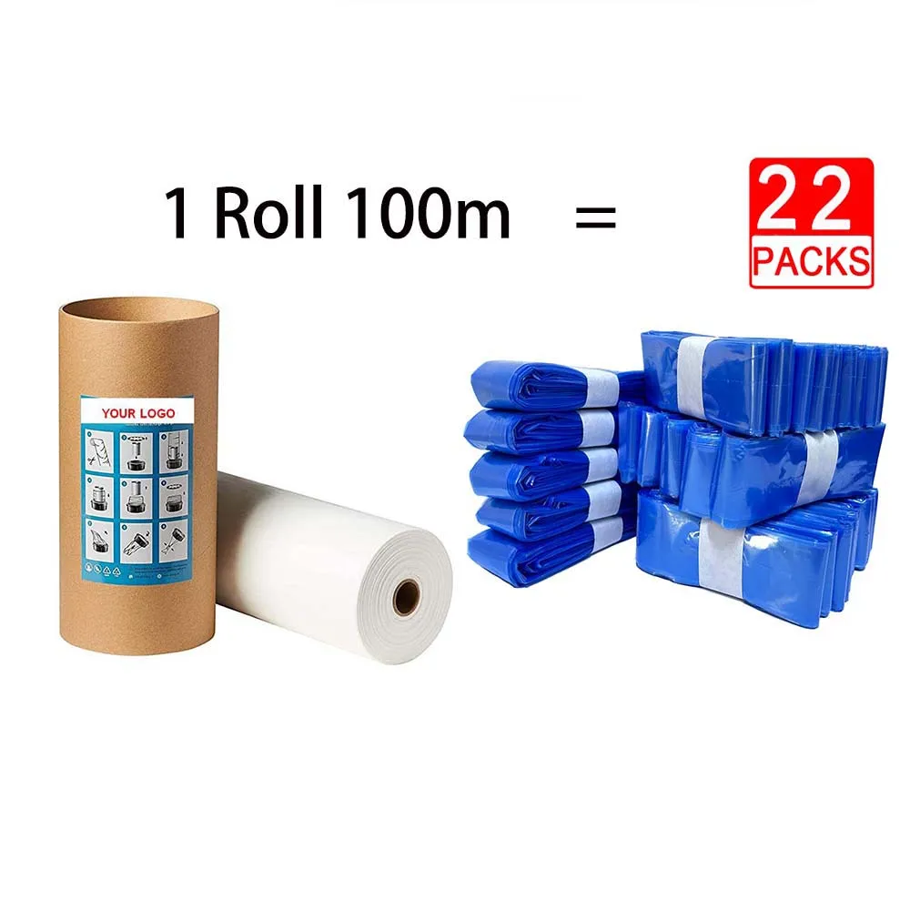 

100M Baby Diaper Bucket Refill Bags Garbage Bag Ideal For Genie For Angelcare Diaper Bucket Plastic Trash Replacement Bag