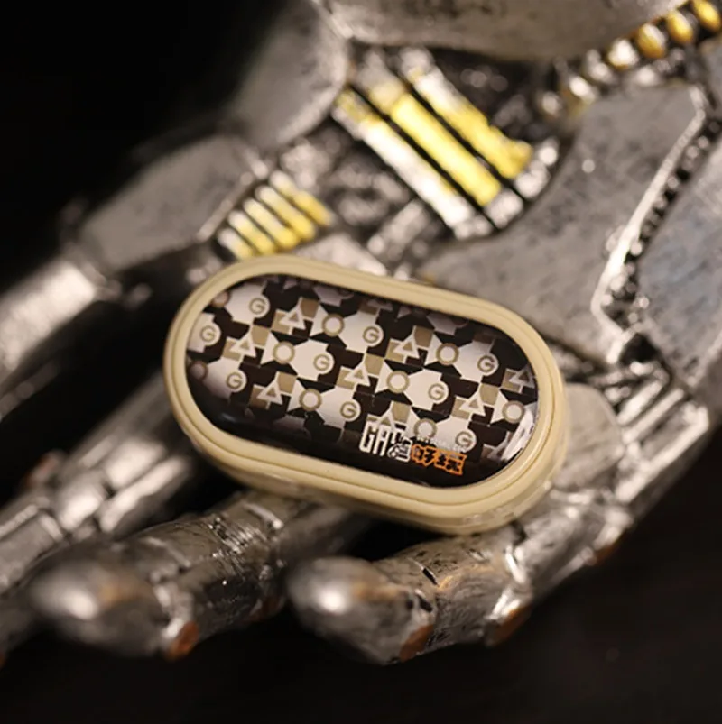 Gao bolo cozido no vapor estúdio edc rico moeda mix impulso direto mecânico rotativo ponta do dedo empurrar cartão brinquedo de descompressão