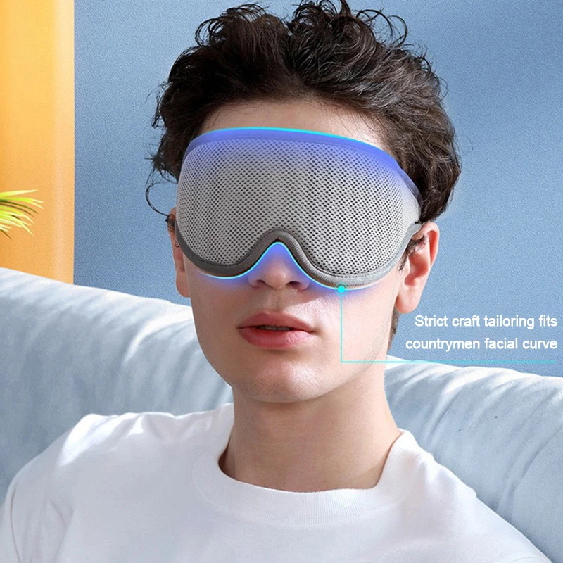 

3D маска для сна, 100% затемняющая маска для сна, нулевое давление для глаз, регулируемая крышка для глаз для женщин и мужчин, помощь для сна Slaapmasker