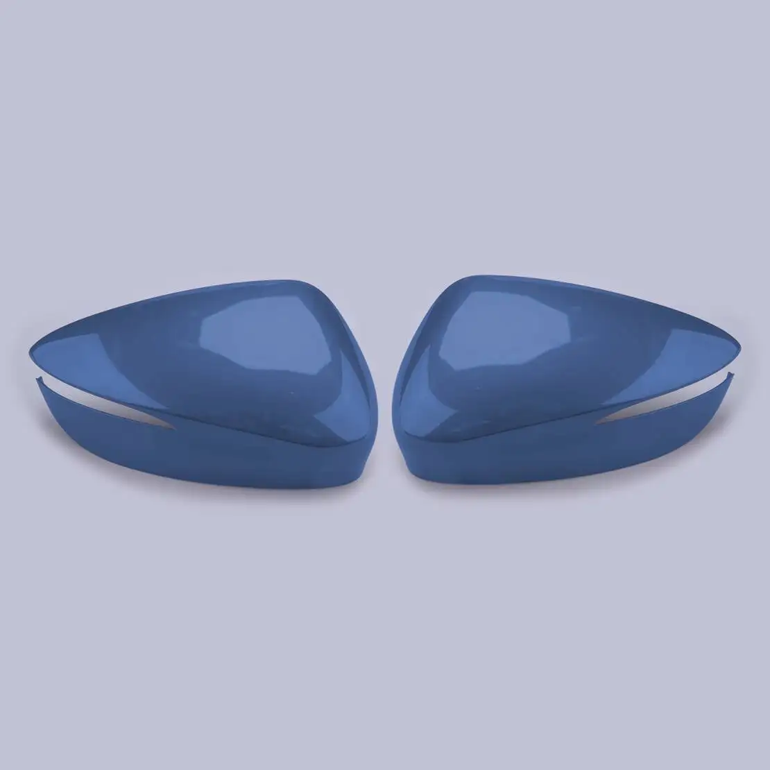 

1 Pair Blue Front Left Right Side Door Rearview Mirror Cap Cover ABS Fit for Mazda CX-5 2015-2016
