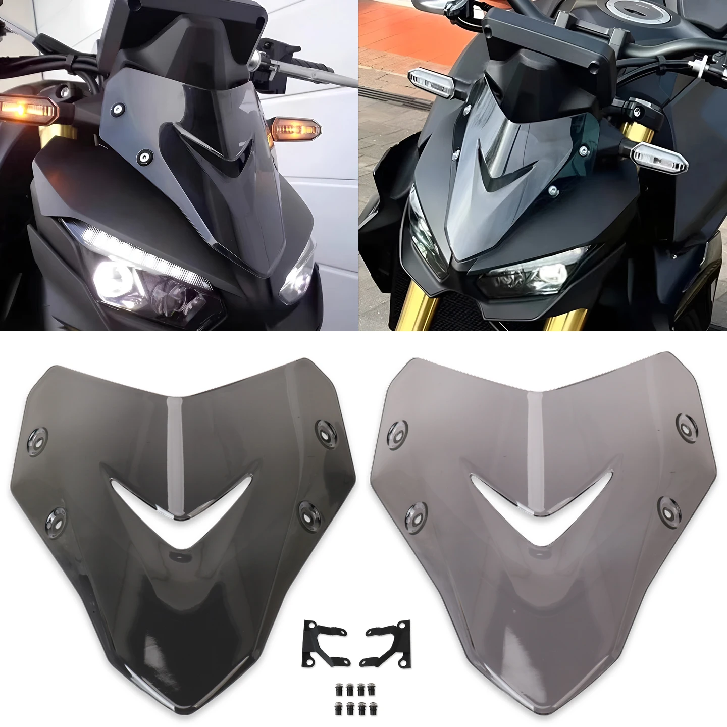 

Motorcycle Accessories Front Aerodynamic Windshield Deflector Fairing Spoiler For CB1000 Hornet CB 1000 Hornet SP 2025