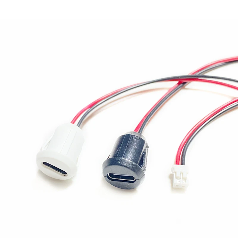 USB نوع C عالية الحالية شحن المقبس لوحة ، موصل الإناث للماء ، 2Pin