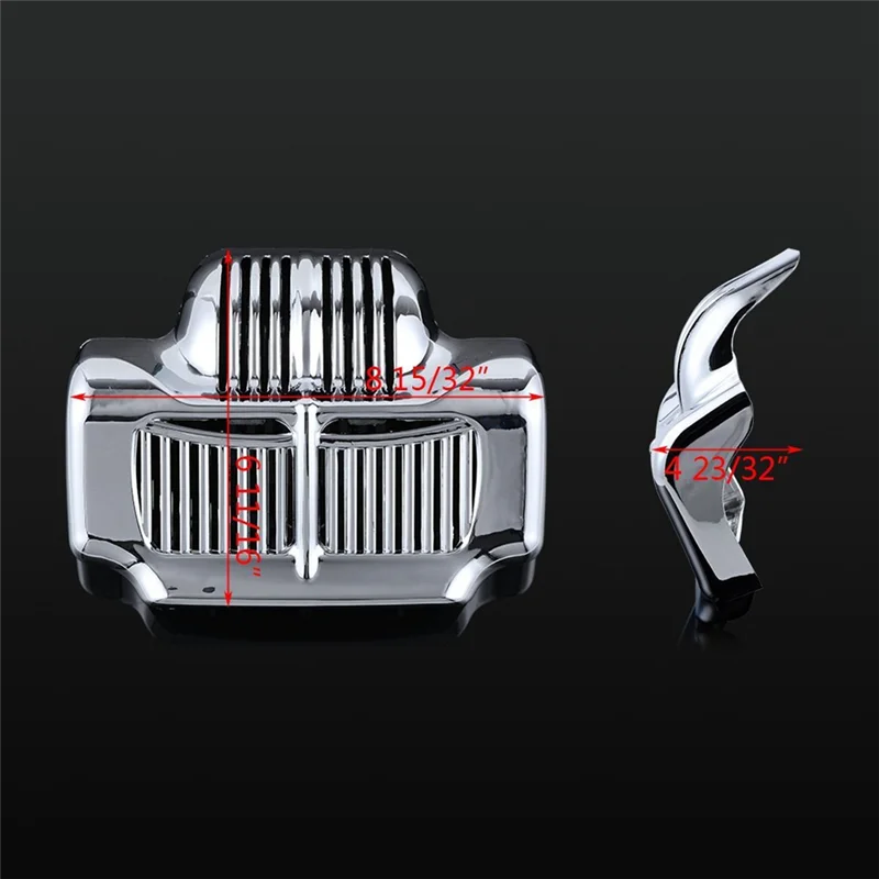 

Motorcycle Oil Cooler Cap For Touring Street Electra Glide Road King FLHX FLTR FLHT 2011-2016 Replacement ,Silver