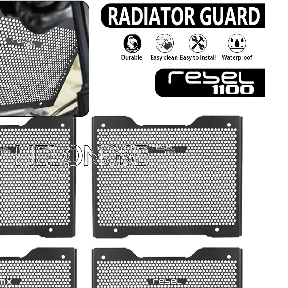 

For Honda CMX 1100 Rebel 2021 2022 2023 2024 CMX1100 REBEL / DCT 2025 Motorcycle Radiator Grille Guard Cover Protection Grill