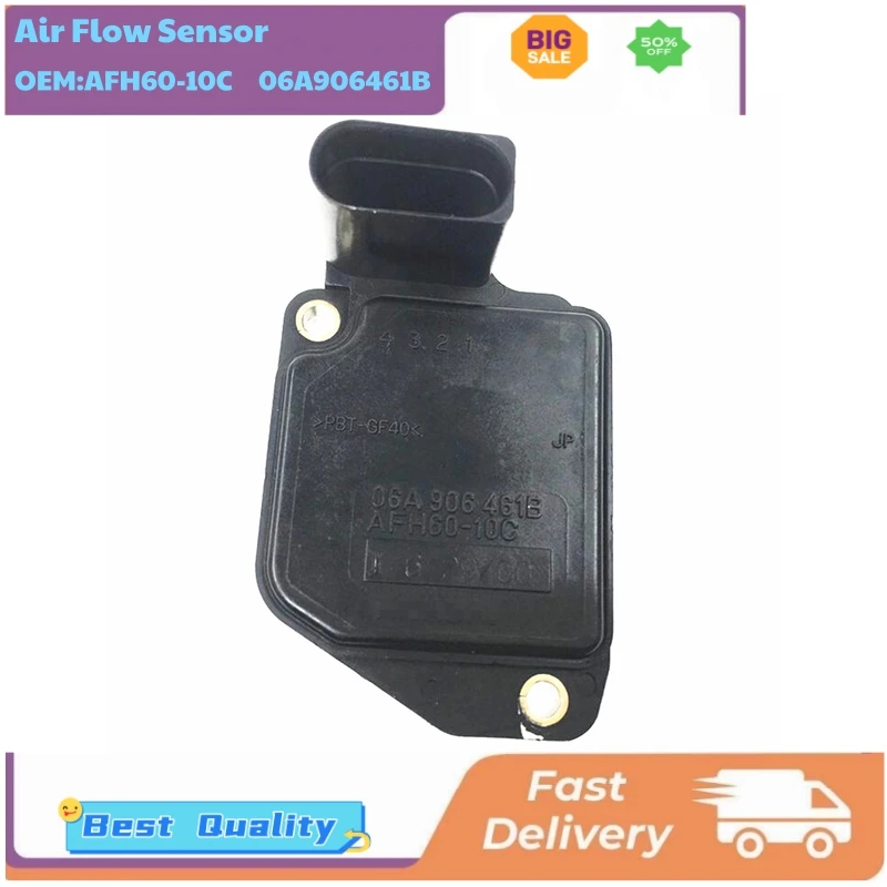 

06A906461B AFH60-10C Original Mass Air Flow Sensors for Volkswagen Polo Passat Golf Audi A3 A4
