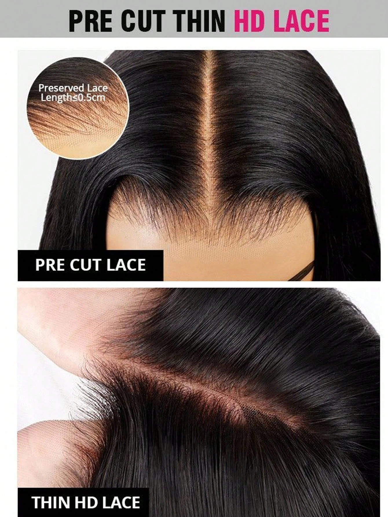 40 42 بوصة 13x6 العظام مستقيم HD شفاف الدانتيل الباروكة الأمامية 250 الكثافة 13x4 الدانتيل الجبهة خصلات الشعر المستعار الإنسان شعر مستعار الدانتيل للنساء