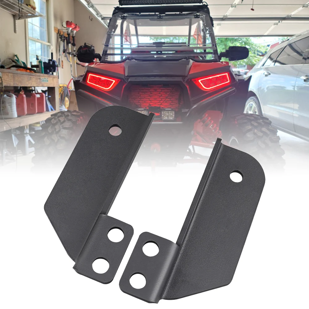 UTV Side Mirror Mount Kit Rear view Mirror Mirror Mounting Bracket for Polaris RZR 900S/1000 A-pillar Spotlight Mounts  Brackets