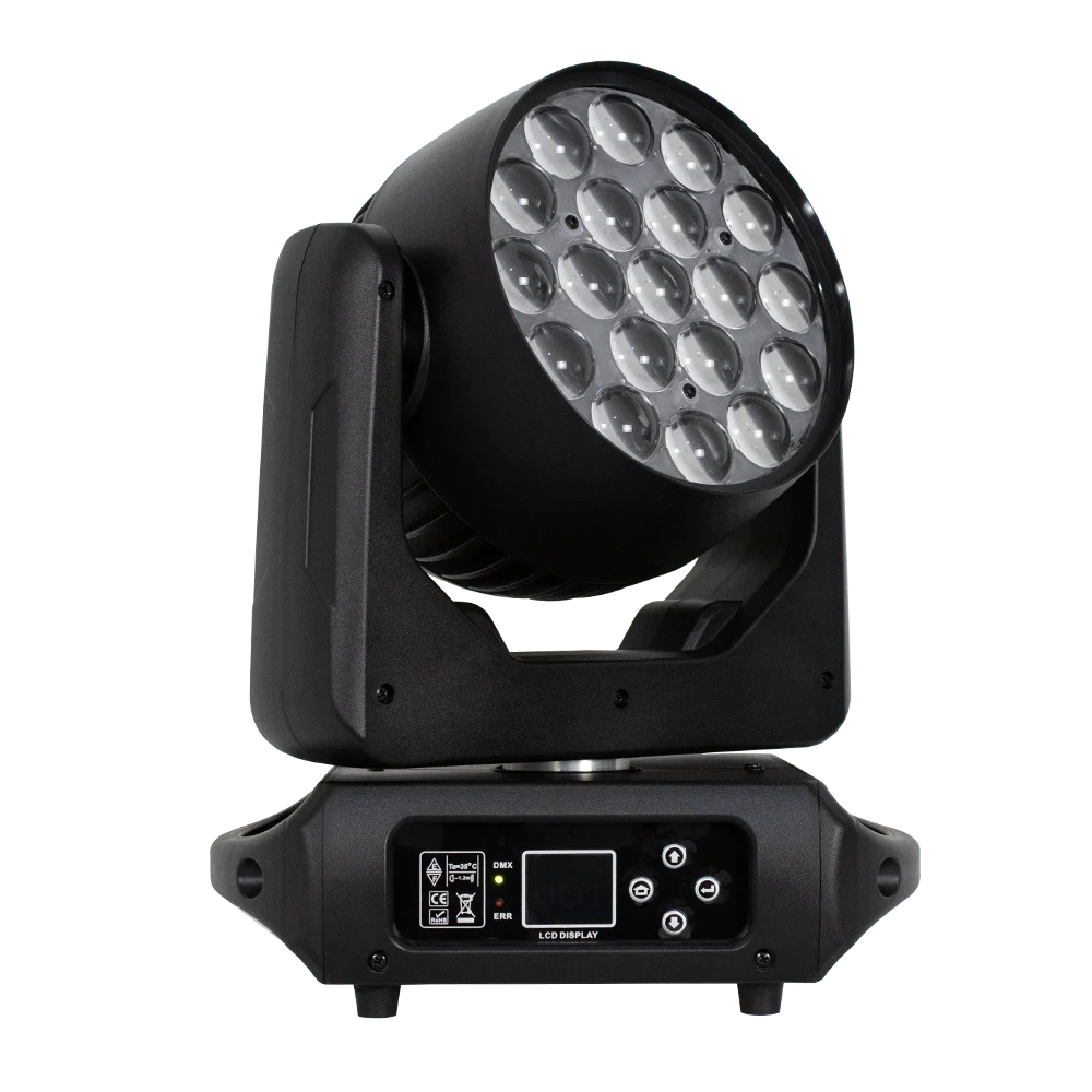 RGBA LED Moving Head Lamp with Focus Fit for Pub Party Lounge Wedding & Halloween Stage Lighting KXM Standard