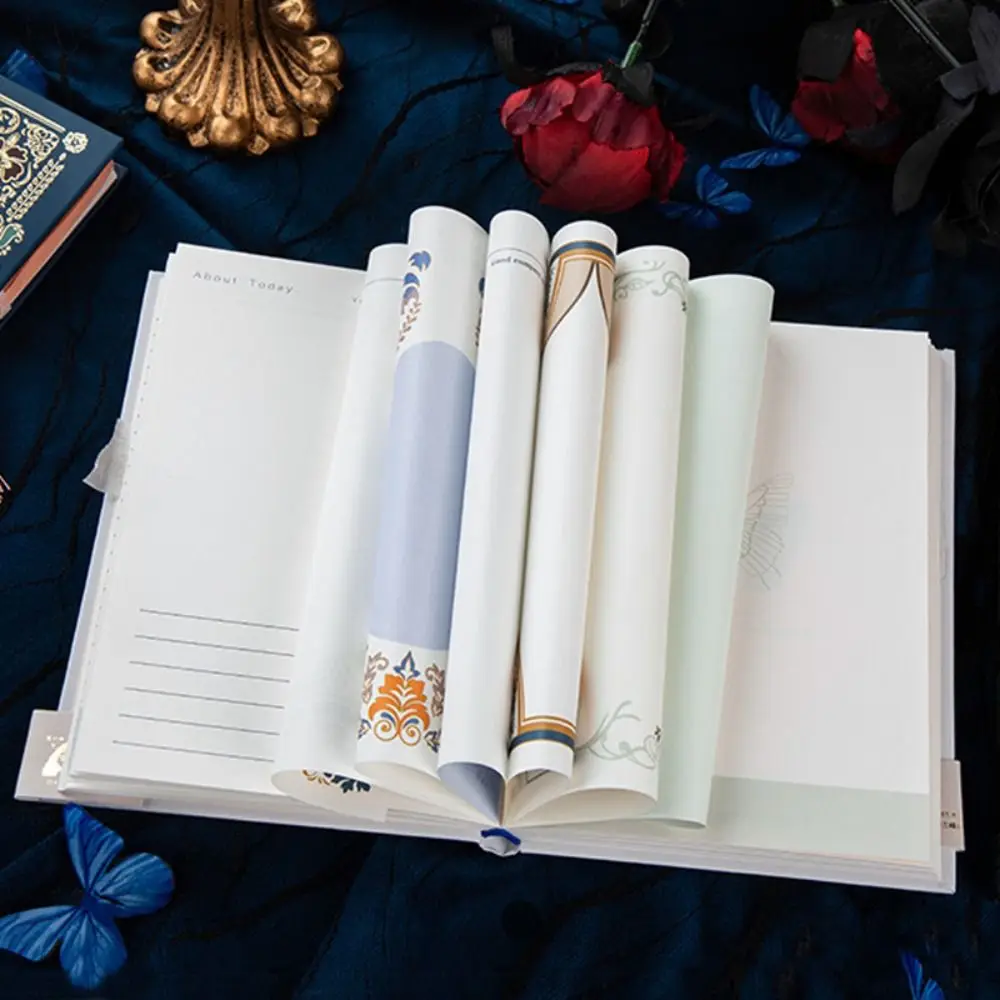 Gift Hand Ledger Gothic Butterfly Notebook Retro Stationery Diary Book Hardcover Exquisite Notepad Student