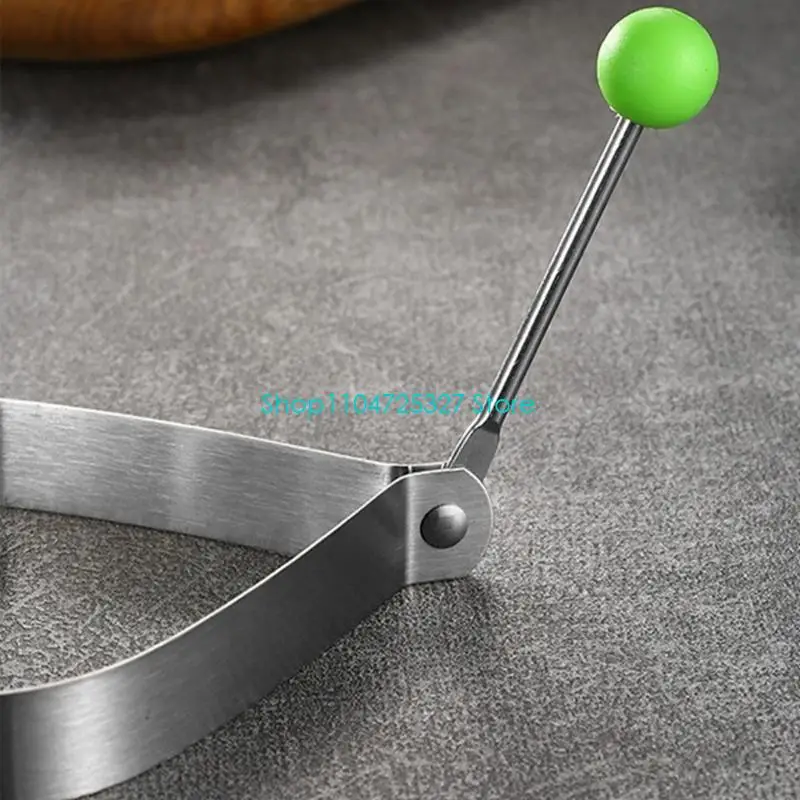 D8KF Set Of 5 Stable Stainless Steel Eggs And Pancakes Molds With Unique Nonstick Eggs Rings For Breakfast Creativity