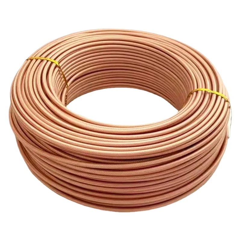 RG400 RG-400 Double Shielded RFCoaxial Cable Wire Adapter Connector RG400 Cable 50 Ohm Temperature High Frequency Wire Low Loss