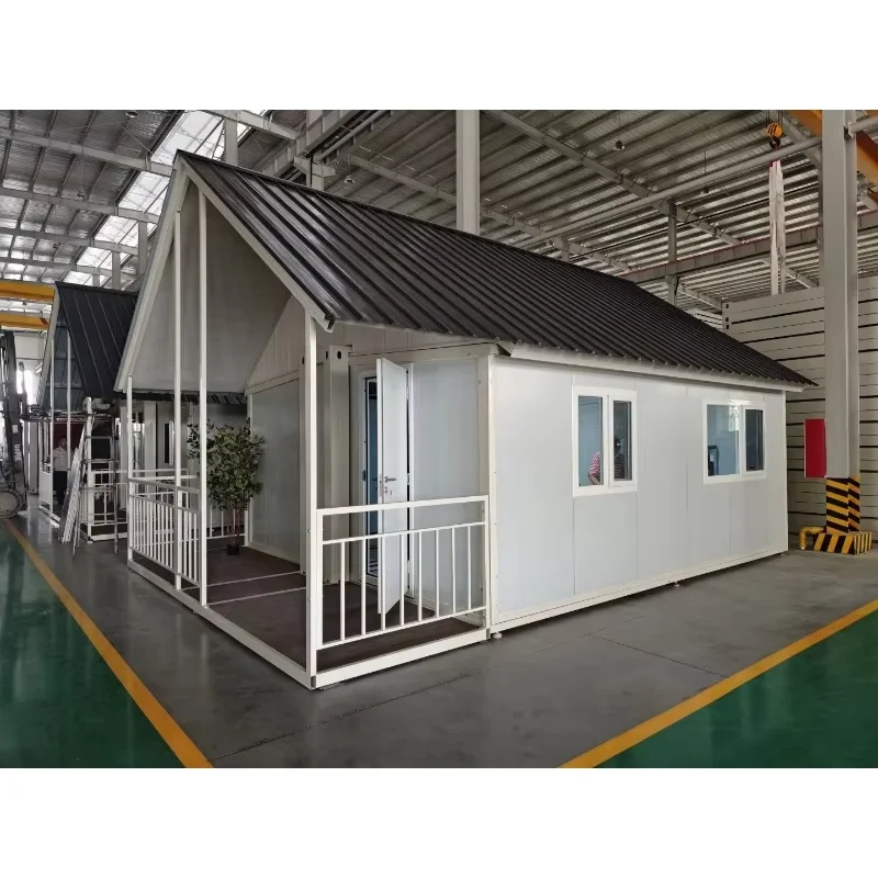 YG Customized Prefab Mobile 20ft 40ft Double Wing Expansion Modular Villa Home 2 3 Bedrooms Prefabricated Expandable Container H