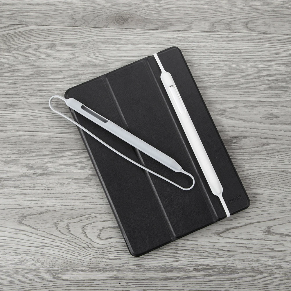 قلم رصاص 1 2 حافظة واقية شاملة مضادة للسقوط من السيليكون غطاء قلم حزام مرن سهل التركيب