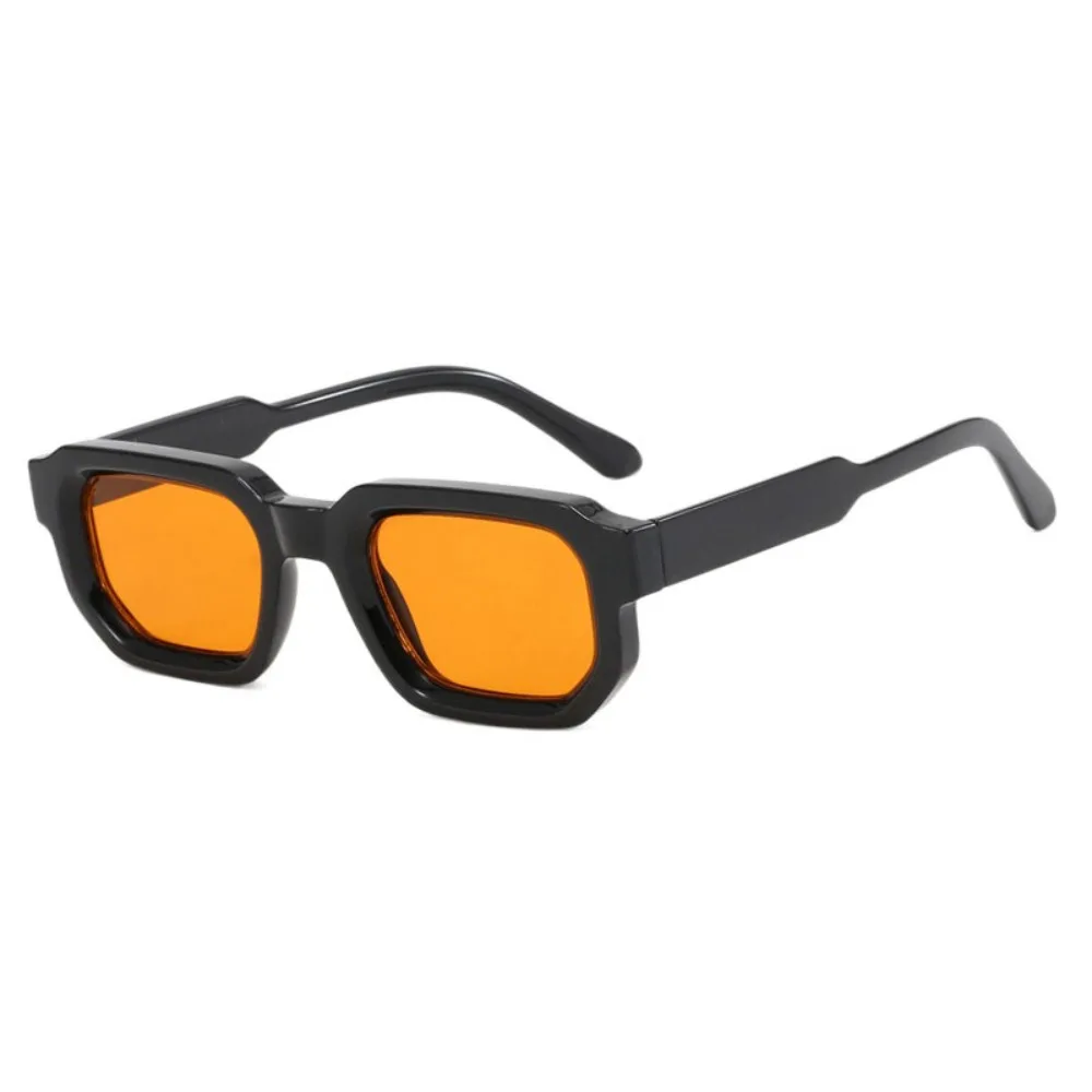 Vintage kleine frame vierkante zonnebril Punk vierkante dameszonnebril Luipaardprint UV400 Retro-bril Unisex