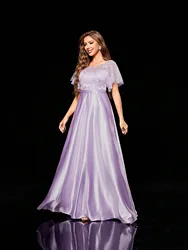 Mgiacy Embroidery mesh patchwork color ding large skirt evening gown ball dress party dress