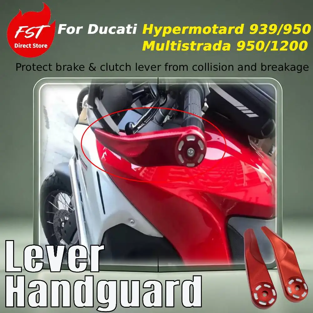 For Ducati Hypermotard 939/950/MTS 950/1200 Replacement accessories: horn armrest protection and anti-drop guard for the bow