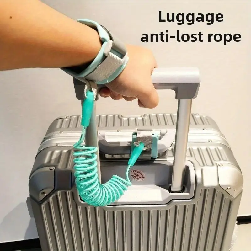 Child Safety Harness Leash 1.5m Anti Lost Wrist Link Traction Rope Wristband Belt For Kids Multi Purpose Luggage Anti Loss Rope