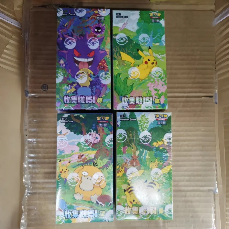 ポケモン-オリジナルカード-151-シリーズ-vol3-ptcg-公式正規品-サプリメントパッケージ-アニメーションコレクションカード-テーブルゲーム-おもちゃ-ギフト