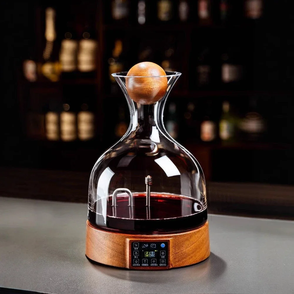 High-grade electric red wine decanter Household light luxury crystal glass rapid atomization jug wine set