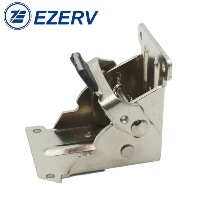 

4Pcs Foldable Bracket Folding Locking Hinge Lock Extension Support Bracket Self-Lock Hinge with Screws for RV Boat Furniture