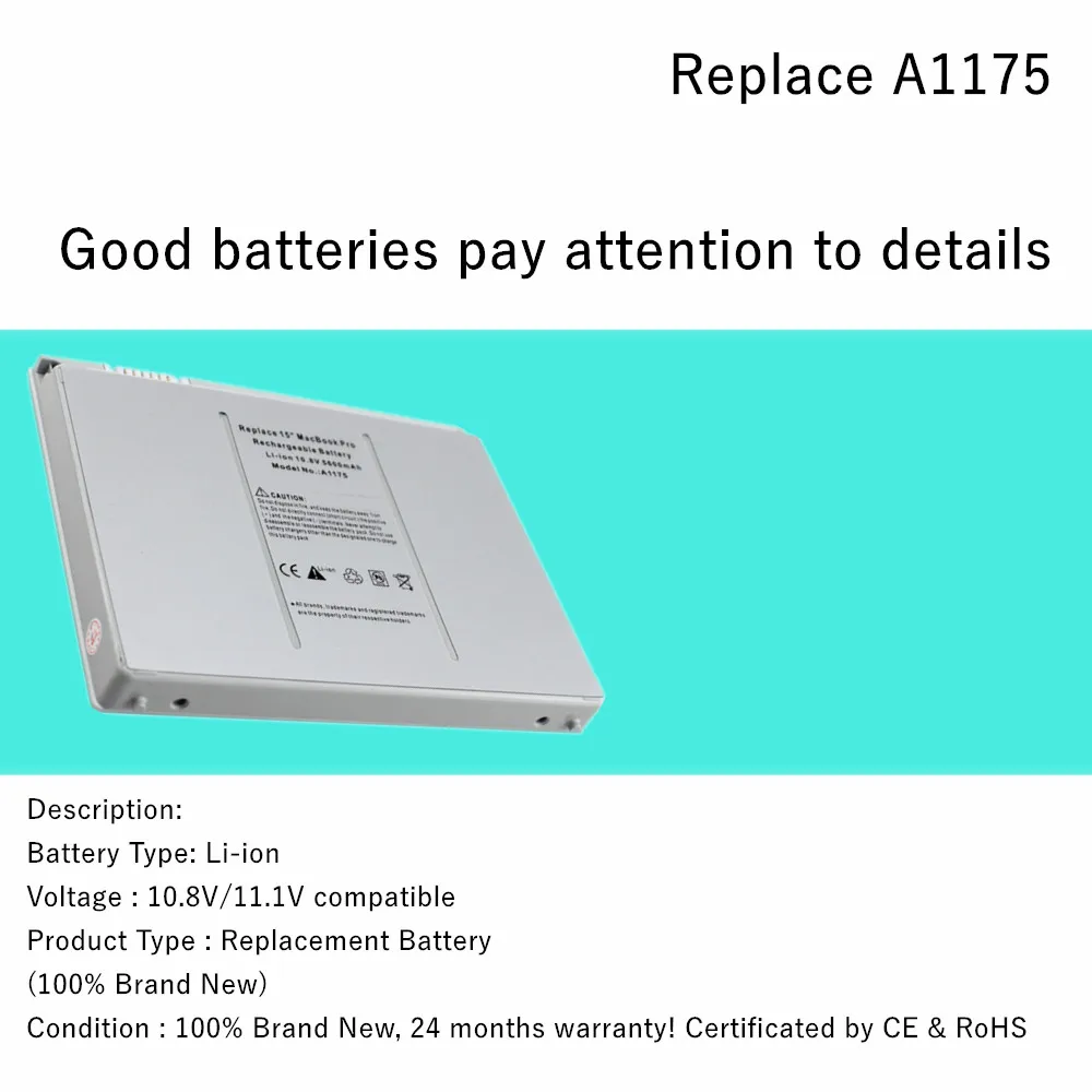 5200mAh Laptop battery For Apple MacBook Pro 15\