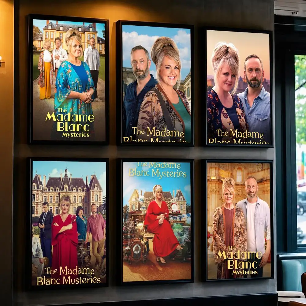 tv series T-The Madame Blanc Mysteries-S Poster Removable Wall Sticker for Home Cafe Bar Office Interior Decor