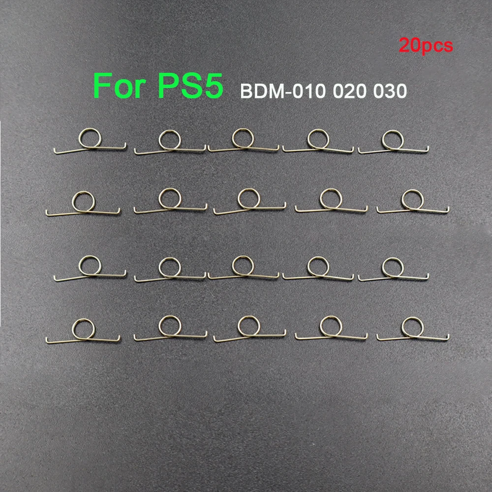 20pcs  L2 R2 Trigger Button Metal Springs Replacement For PS5 PS3 PS4 Controller Parts