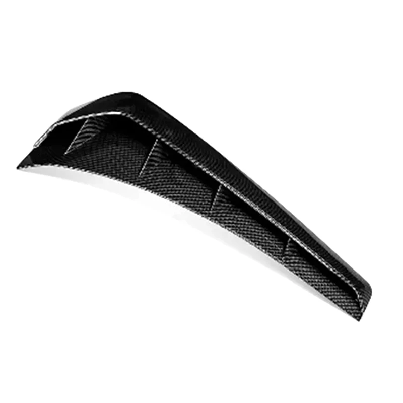 Aksesori mobil serat karbon Trim penutup ventilasi udara Spoiler samping untuk Honda Civic 10Th 2016-2019