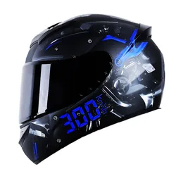 Casco de alta velocidad a la venta Casco integral personalizado para motocicletas Cool