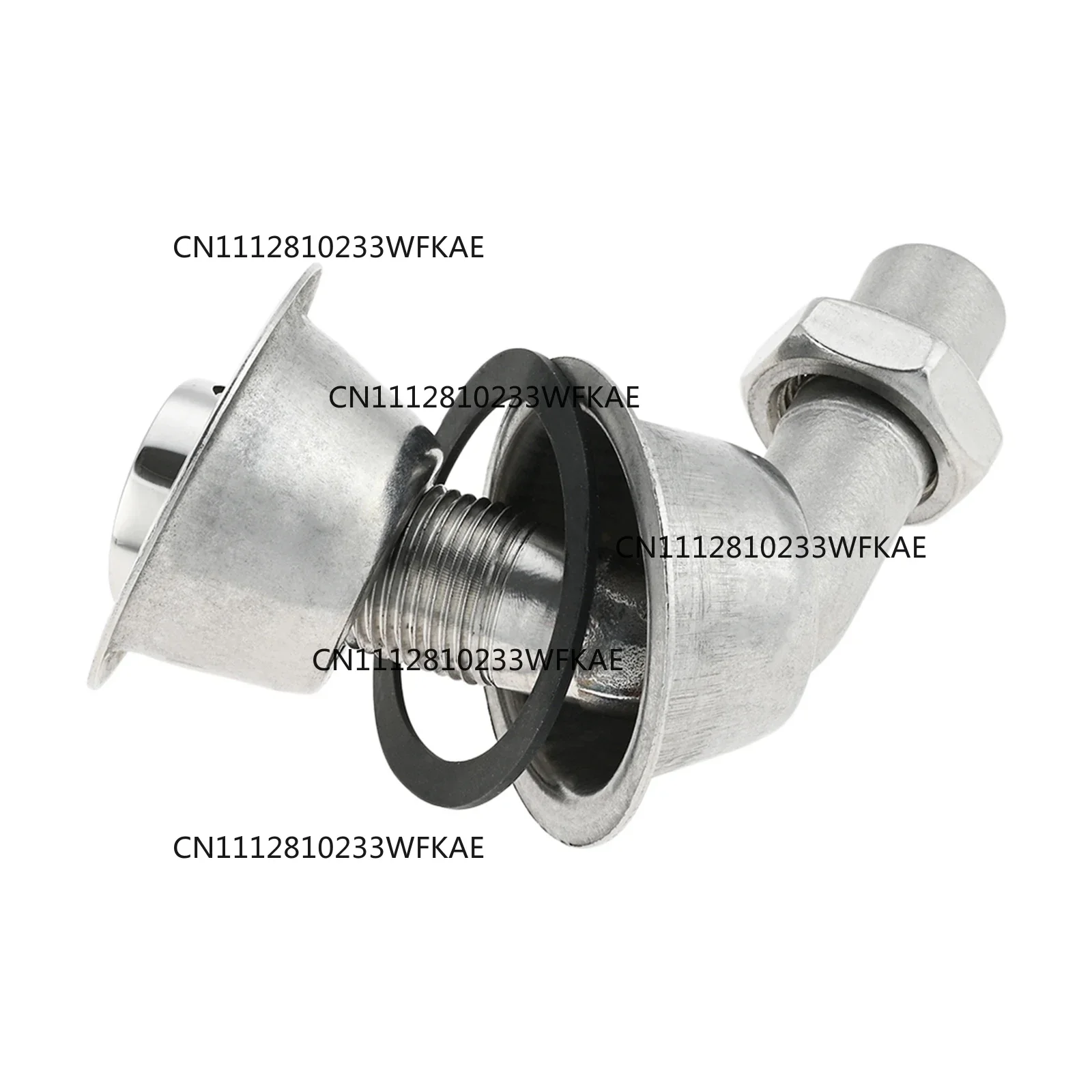 1Pc Boats Marine 316 Stainless Steel Flush Mount Thru-Hull Fuel Gas Tank Vent 2.72x1.81