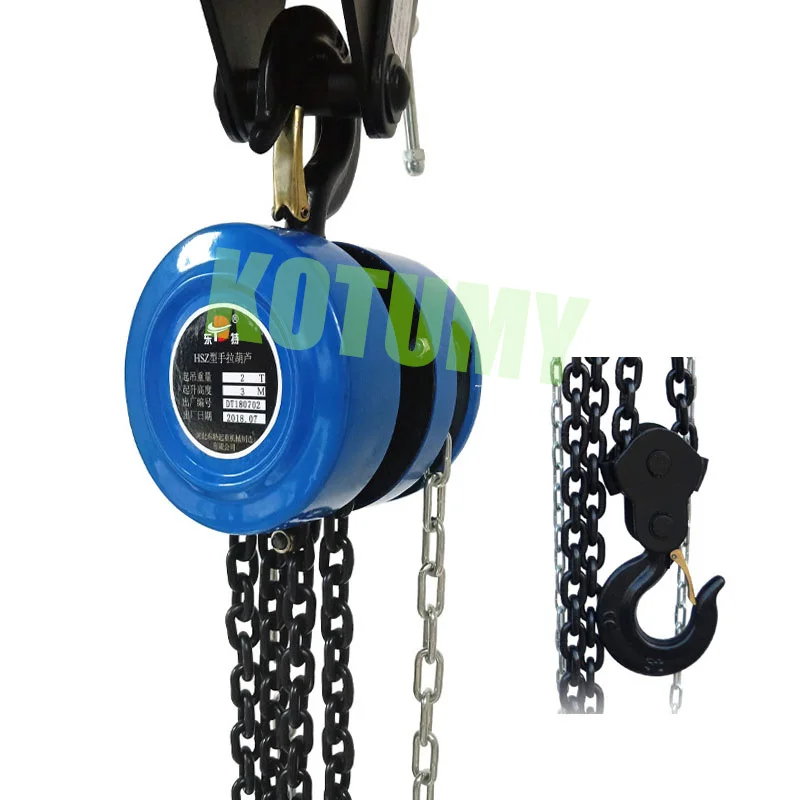 Chain Hoist Chain Block 3M/1T Chain Hoist Anti-Rust Manual Manual Hand Ratchet Winch Lifting Crane Chain Block Lever Hoist