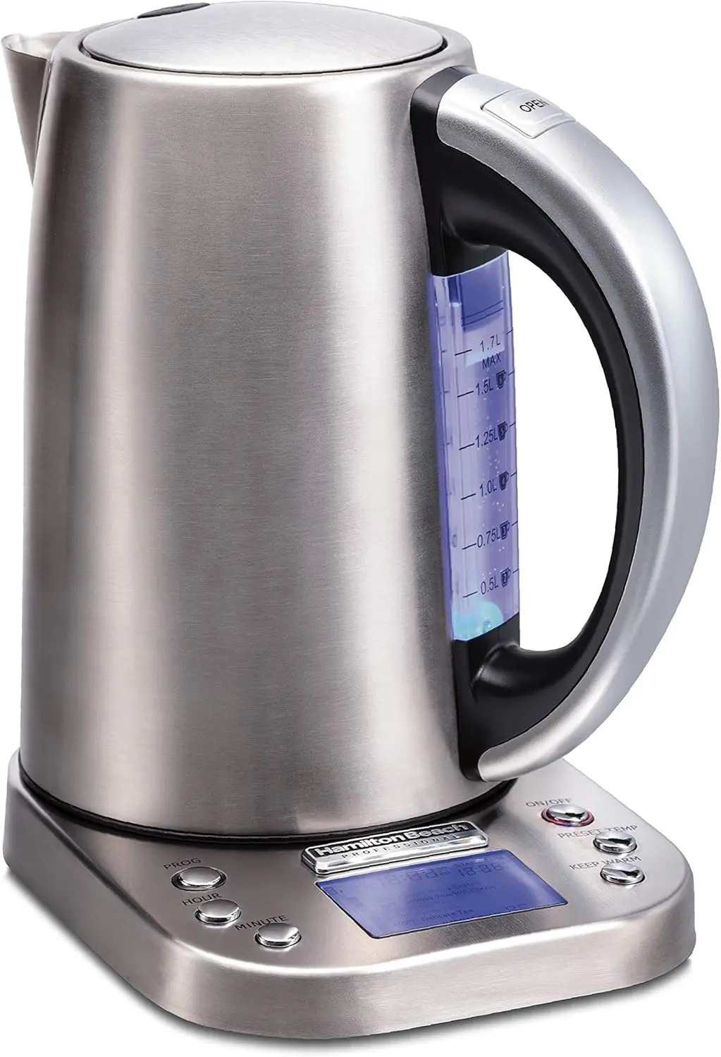 Beach Professional Digital LCD Temperature Control Electric Tea Kettle, Water Boiler & Heater, 1.7 Liter