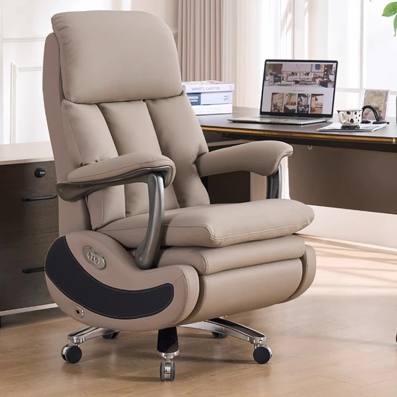 Swivel Luxury Boss Chair Electric Massage Executive Modern High Quality Chair Aesthetics Comfortable Bureau Meuble Furniture