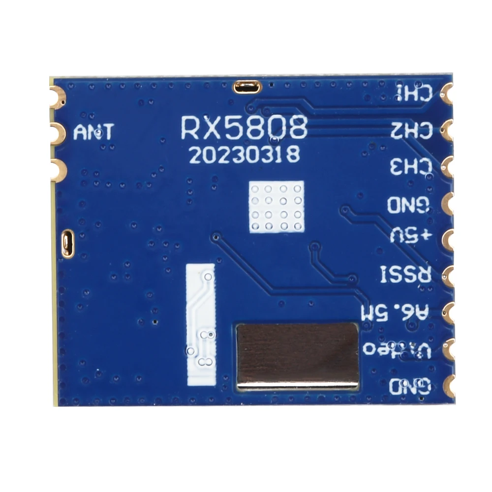 FPV 5.8G Wireless Audio Video Receiver Module for Boscam RX5808 Frequency Phase Lock Analog AV Signal Output 3.5V 170mA Board