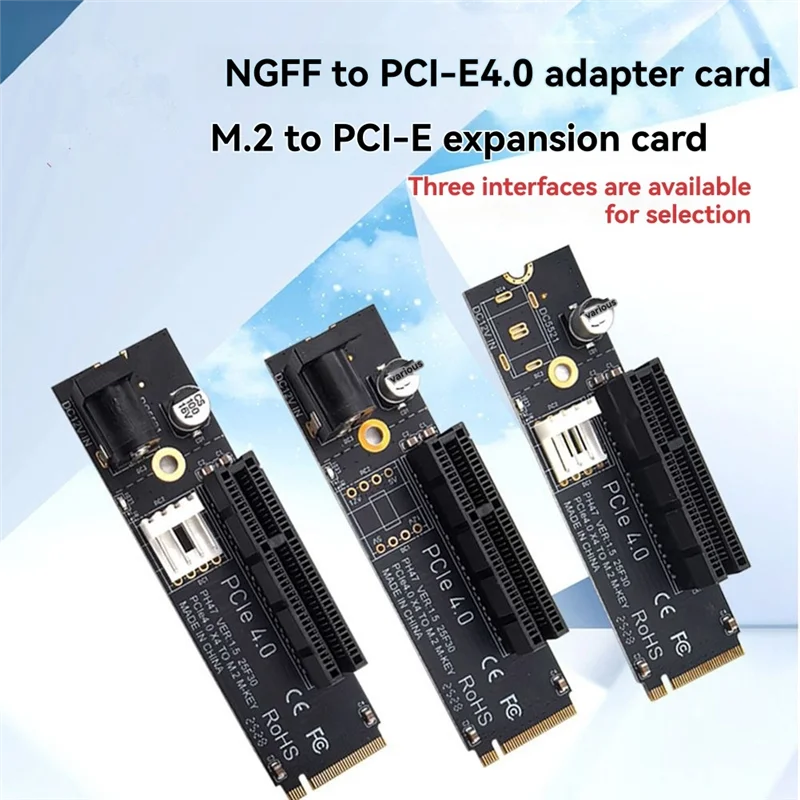Porta M2 a scheda di espansione PCIE Slot NGFF a PCI-E X4 Converti adattatore di conversione compatibile X1 X4 X8 X16 Interfaccia PCI-E