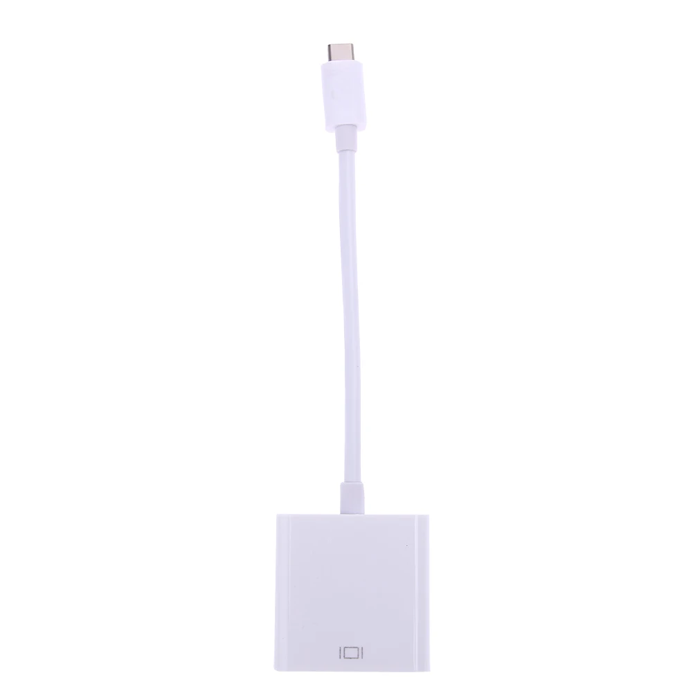 كابل محول الطاقة الممتد المحمول من النوع C USB 3.1 ذكر إلى DVI 1080P
