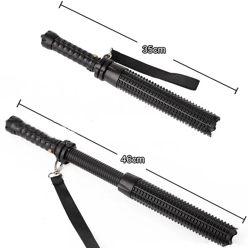 Đèn Pin LED-Đèn Pin Di Động, Phóng To, Chống Thấm Nước siêu Sáng Với 3 Chế Độ Đèn Tự Vệ Dành Cho Sử Dụng Trong Nhà Và Ngoài Trời