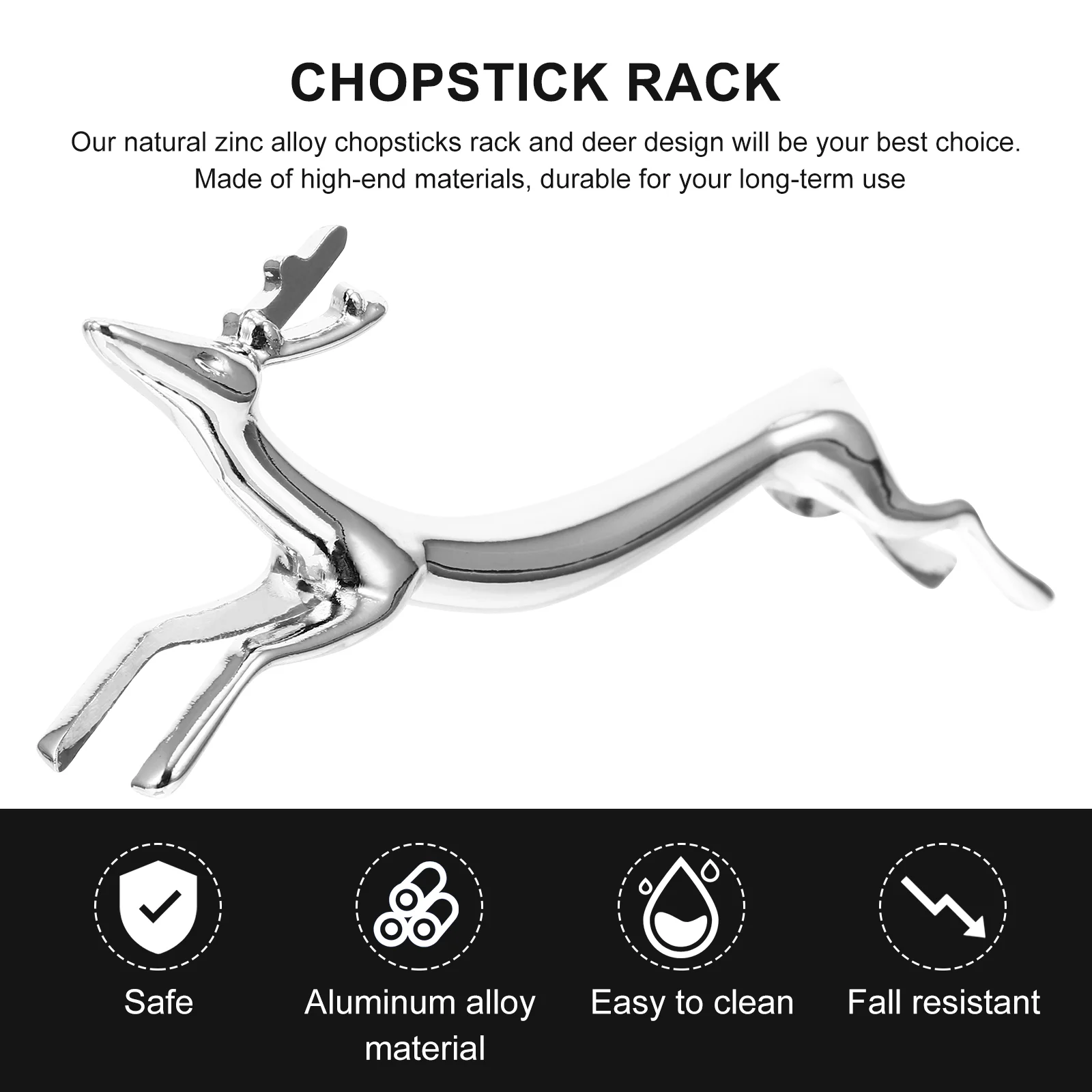 Chopstick Rest Cutlery Storage Brackets Fork Racks Household Shelves Fawn-shaped Table Ornaments Decor